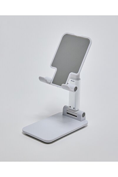 R&B White Women's Foldable Mobile Holder