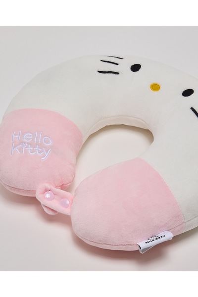 R&B White Women's Hello Kitty Neck Pillow
