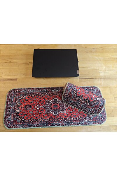 sgeteknoloji SGE TEKNOLOJİ 70X30 CM FOSFORLU DİKİŞLİ KIRMIZI HALI GÖRSELİ KAYDIRMAZ TABAN SPEED YÜZEY OYUNCU MOUS