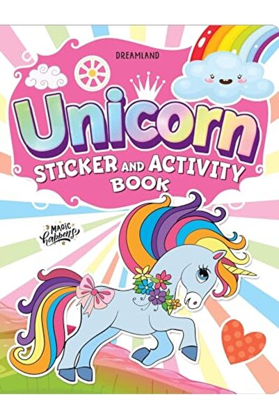 dreamland Unicorn Sticker And Activity Book For Children Age 3 8 Years With B...