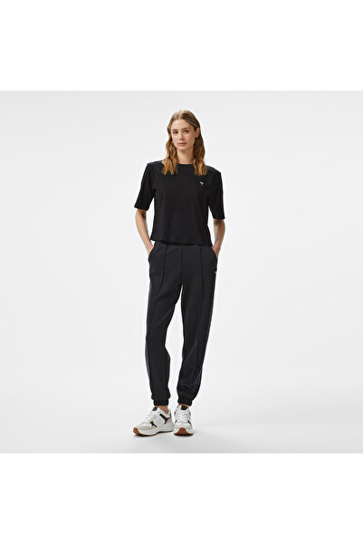 Guess Olympe Jogger Eco Modal Midweight Scuba Kadın Siyah Eşofman Altı