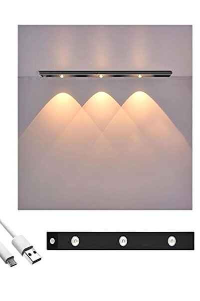 Sanctum Şarjlı Slim Cabinet Tezgah Üstü Usb Şarjlı Sensörlü 3 Renk