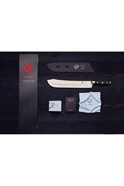 Orient Professional butcher knife, Orient, Carbon Series X50 Ultra+, German stainless steel, 30 cm, black