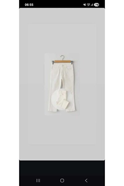 KAYAKİDS Children's Pants White Pants Unisex Pants October 29 Pants