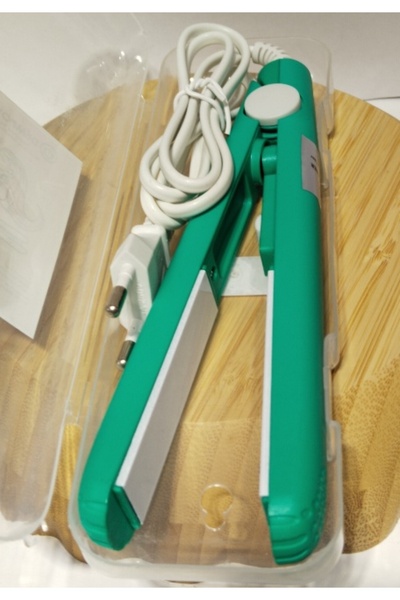 Monalisa Home 17 cm Length Green Color Travel Size Hair Straightener