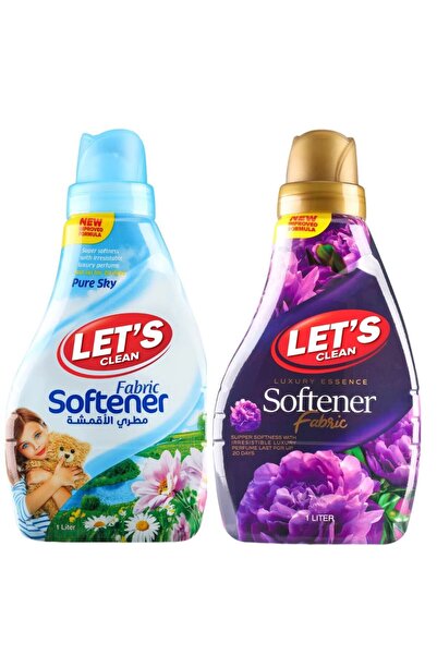 Let's Clean Laundry Fabric Softener Pure Sky and Lavender Luxury 1L Each