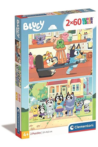 CLEMENTONI Bluey Puzzle: Imagination 2x60 pieces
