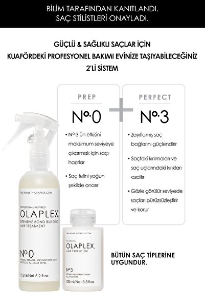 Olaplex Complete Bond Building Set - Kalın ve Orta Telli Saçlar İçin Komple Bağ Güçlendirici Bakım Seti