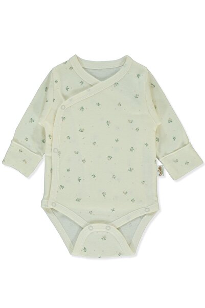 Bebetto ORGANİK İNTERLOK KRUVAZE BODY (ORGANIC CUTE BEAR) EKRU