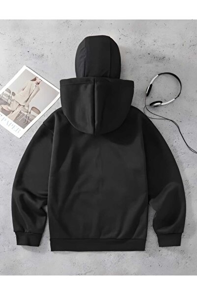 Flaubert -UNISEX KAR MASKELİ NİNJA SWEATSHIRT HIRKA 3 İPLİK KALIN FERMUARLI