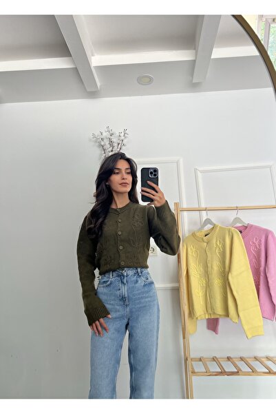 şev butik Patterned Cardigan -0925