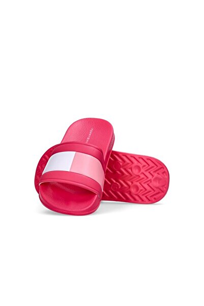 Tommy Hilfiger Girl's Flag Print Beach Slippers