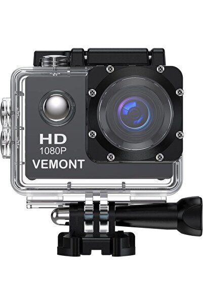 NALACAL Action Camera 1080P 12MP 2.0" FHD Waterproof 30m/98ft with Mounting A...