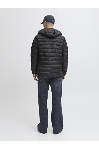 Jack & Jones Ανδρικό παλτό JJWEST Light Puffer Hood – Ελαφρύ χειμερινό μπουφάν με κουκούλα, αδιάβροχο