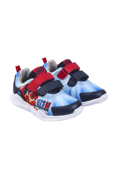 Power Players Kids' Blue Velcro Sneakers, SS Collection, Size 33 EU