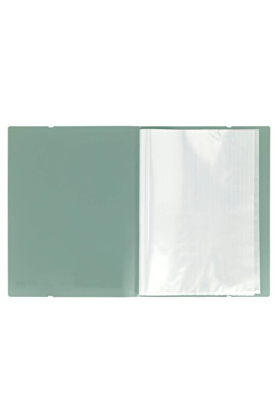 Strigo PP A4 folder with elastic, 20 protective sheets, light green SF089