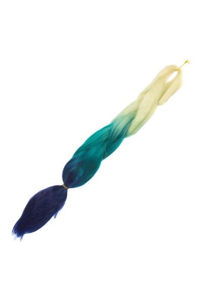 OEM Synthetic Hair Extension, 60cm - Multicolor Ombre Braid
