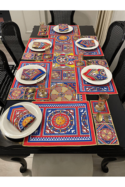 Daniel Home Design |   سلسلة صقلية – طقم أدوات مائدة أمريكي مكون من 25 قطعة –...