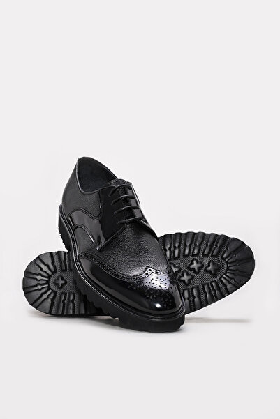 Ayakkabıhane Pantofi Oxford pentru bărbați din piele naturală, neagră, EVA, î...