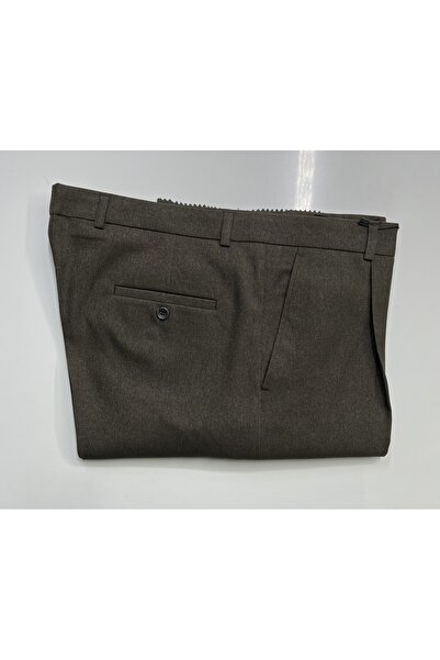 BugıStar SONBAHAR - KIŞLIK KUMAŞ PANTOLON.RAHAT KALIP ,PİLELİ ,ASTARLI ,BABA PANTOLONU,KAHVERENGİ.