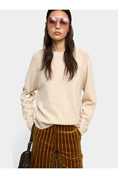 PARFOIS Örme Yuvarlak Yaka Kazak