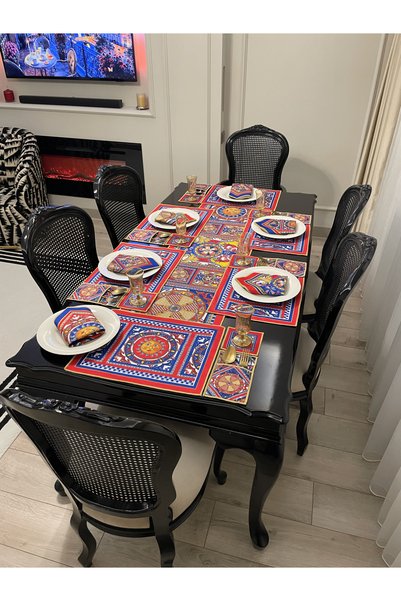 Daniel Home Design |   Sicilian Series – 25 Piece American Dinner Set & Runner Set – for 6 People