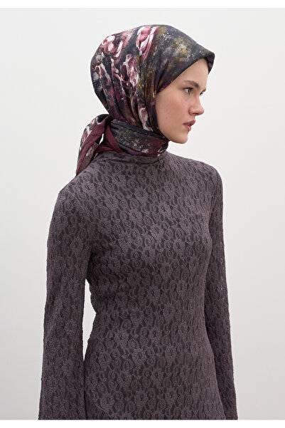 Fresh وشاح مادلين ديسين من القطن والفسكوز باللون الوردي الغامق