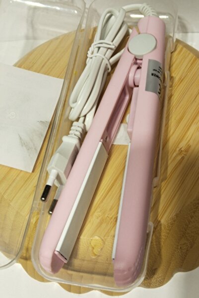 Monalisa Home 17 cm Length Pink Color Travel Size Hair Straightener