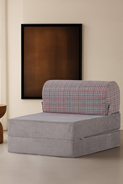 Sleeptown Magic Lux Katlanır Yataklı Tek Kişilik Koltuk Açık Gri