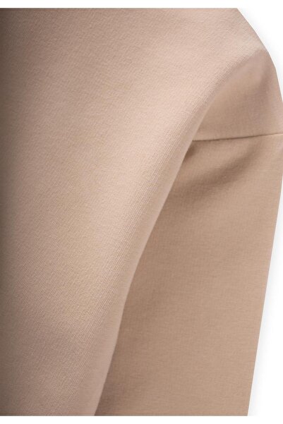 Cigit Basic Tracksuit Set 2-7 Years Beige