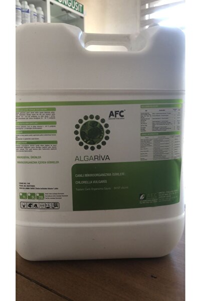 AFC Tarım Algariva Canlı Bakteri 20 Lt – Bitki Gelişim Destekleyici Mikrobiya...