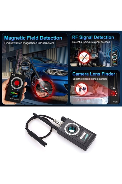 iUni Professional spy camera and microphone detector K18