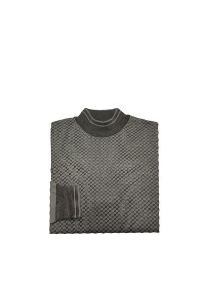 dcn giyim 1985 Fire Steel Knit Premium Half Fisherman Sweater-10234