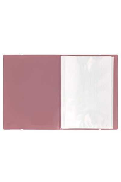 Strigo PP A4 folder with elastic, 30 protective sheets, dark pink SF092