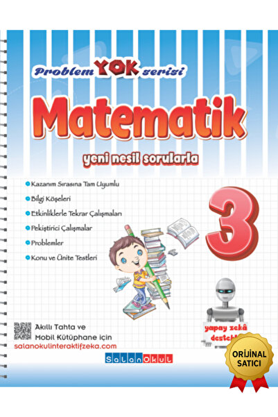 SO SALANOKUL RESMİ VE ORİJİNAL SATICI 3. SINIF PROBLEM YOK MATEMATİK