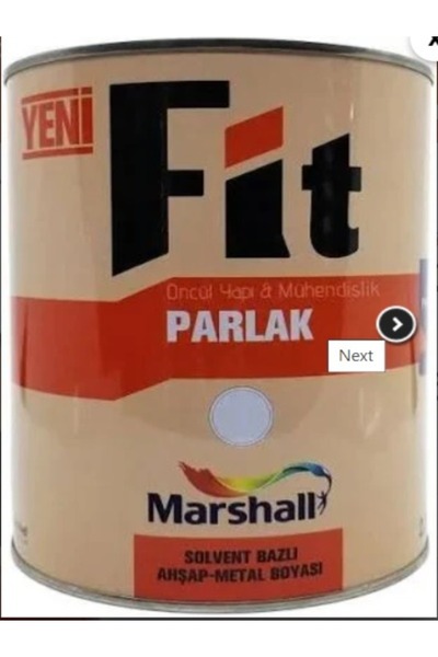 Marshall Fİ FİT PARLAK SİYAH 2,5 LT YAĞLI BOYA