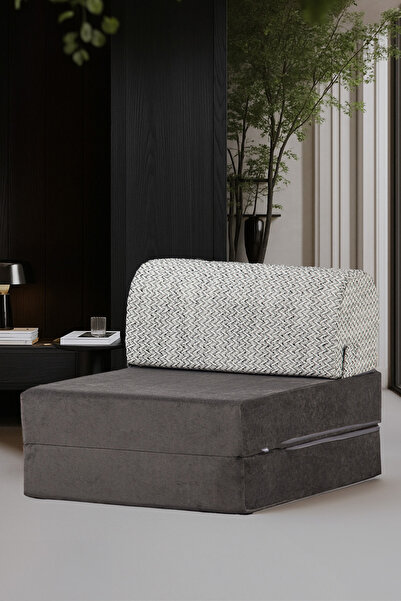 Sleeptown Magic Lux Katlanır Yataklı Tek Kişilik Koltuk Antrasit