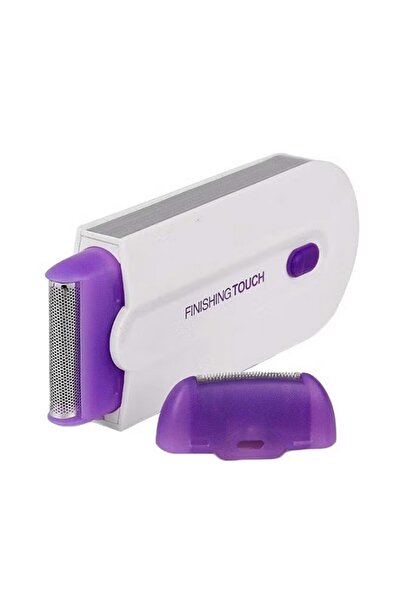 Generic ماكينة حلاقة صغيرة لإزالة شعر الوجه أبيض/أرجواني 12 x 4.8 x 10.7سم