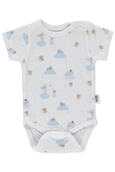 Bebetto Organic Single Jersey Double Short Sleeve Body Ay (Organic Stars and ...