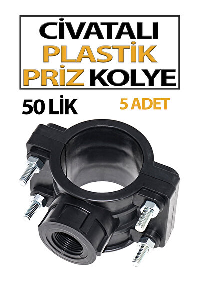 Trendhouse Priză din plastic cu șuruburi 50X1/2 (5 bucăți)