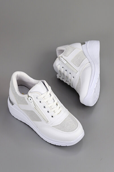 kajal ayakkabı MDLN 1119 Pantofi sport cu fermoar și șireturi