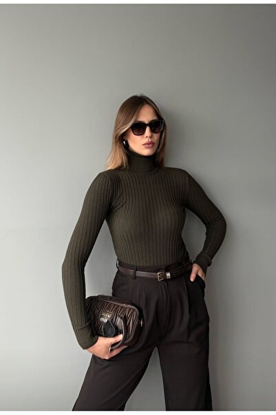 Seda BiliciBoutique Full Turtleneck Ribbed Sweater