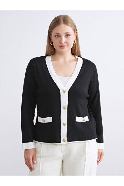 LC Waikiki V-Neck Women's Knitwear Cardigan