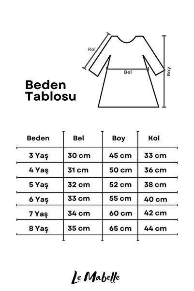 Le Mabelle Lila Puantiyeli Gül Aksesuarlı Kız Çocuk Elbise - Belinda