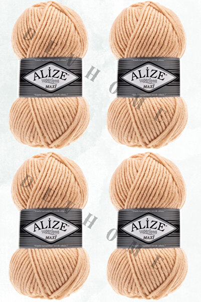 devhome Alize Superlana Maxi 100g Χοντρό μάλλινο νήμα για πλέξιμο στο χέρι – Ιδανικό για χειμωνιάτικα πλεκτά 100μ 4 τεμάχια