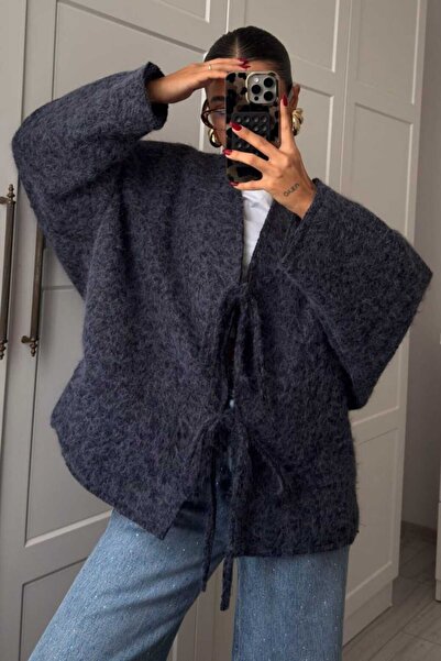 Safgiyim44 Double Lace-Up Distressed Jacket Burgundy