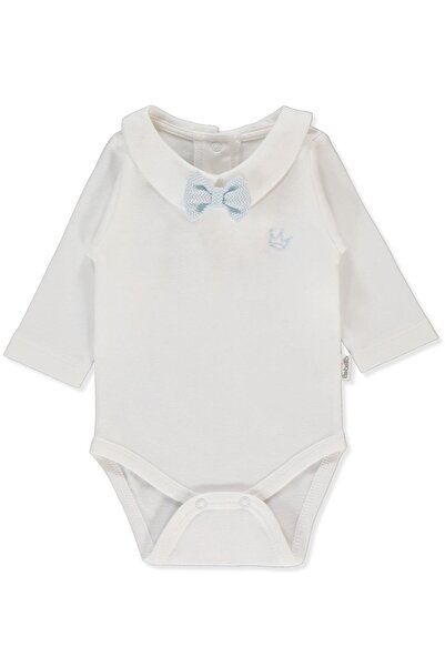 Bebetto قميص طويل الأكمام من إنترلوك (مقاس بيبي كينج/25) باللون الأزرق