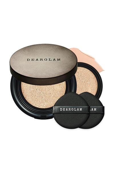 Dearglam -Ultra İnce Cushion Fondöten +1 Refill Açık Bej- Ultra Thin Cover Cu...