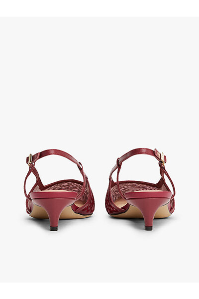 Tommy Hilfiger Women's Mono Square Toe Kit Heel Shoes