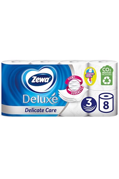 Zewa Deluxe Delicate Care toilet paper, 3 layers, 8 rolls